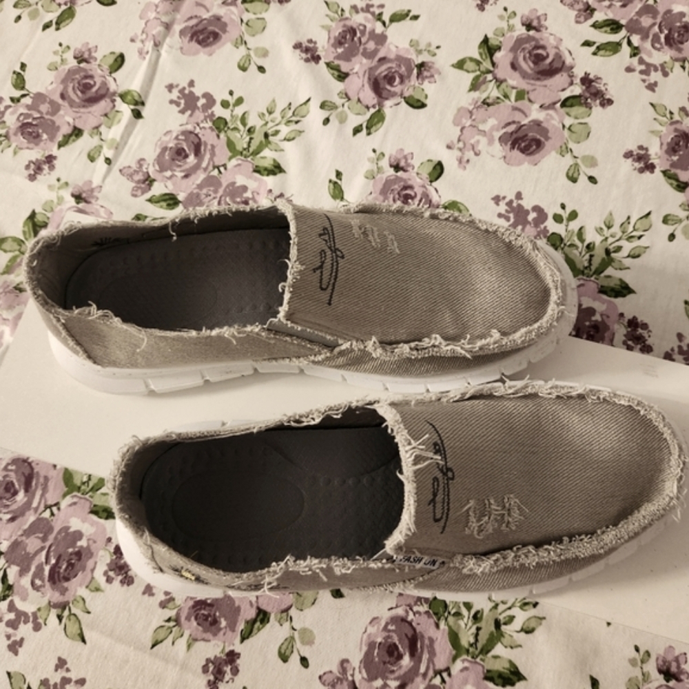 🩶🩶 Women's canvas shoes - Picture 2 of 3